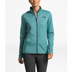 The North Face Tech Mezzaluna Full Zip Womens Jacket - Storm Blue Heather