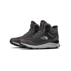 The North Face Vals Mid WP Mens Hiking Boots - Blackened Pearl/TNF Black