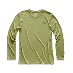 The North Face Hyperlayer Fd L/S Mens Crew T-Shirt - Four Leaf Clover Heather