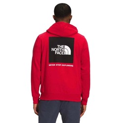 The North Face Box NSE Pullover Mens Hoodie - TNF Red/TNF Black - S