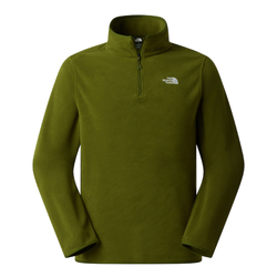 The North Face Glacier 1/4 Zip Mens Fleece Jacket - Woodland Green