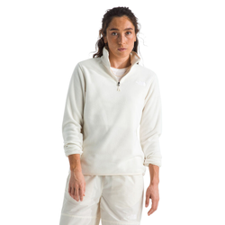 The North Face Glacier Womens Fleece 1/4 Zip Jacket - White Dune