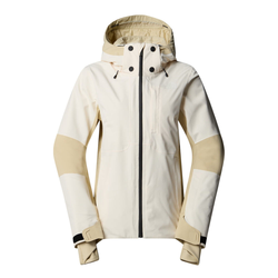 The North Face Lenado Womens Ski Jacket - White Dune/Gravel