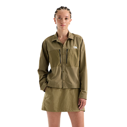 The North Face Trail Lightrange Womens Long Sleeve Shirt - Cedar/New Taupe Green