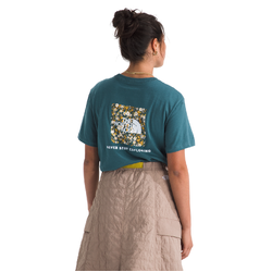 The North Face Evolution Floral Box NSE Womens Short Sleeve T-Shirt - Graphic - Space