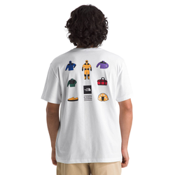 The North Face Icon Celebration Mens Regular Short Sleeve Graphic T-Shirt - TNF White