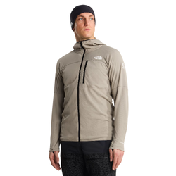 The North Face Summit Futurefleece Full Zip Mens Hooded Jacket - Stone Slab