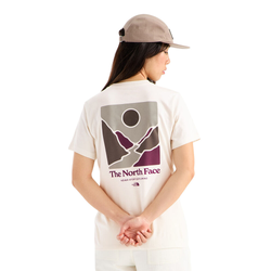 The North Face Monte Reg Short Sleeve Womens Tee - White Dune