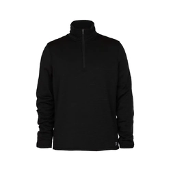 XTM Aero Grid Mens Merino Fleece Pullover - Black