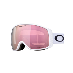 Oakley Flight Tracker Unisex Snow Goggles - Medium - Matte White w Prizm Rose Gold Iridium