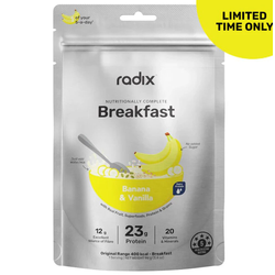 Radix Nutrition Original Dairy Breakfast Meal - Banana & Vanilla - 400kcal