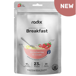 Radix Nutrition Original Dairy Breakfast Meal - Strawberries & Cream - 400kcal