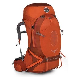 Osprey Atmos AG 65 Mens Hiking Rucksack - Cinnabar