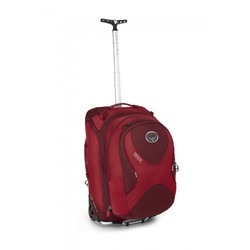 Osprey Ozone 50L Ultralight Carry On Wheeled Travel Backpack & Daypack - Red
