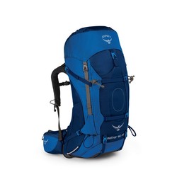 Osprey Aether AG 60L Mens Hiking Backpack - Neptune Blue