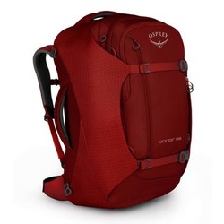 Osprey Porter 65L Lightweight Travel Backpack - Diablo Red