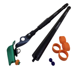 Pongoose Climber 550+ 3-in-1 Climbing Stick Clip Bundle - Green