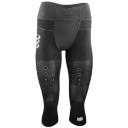 Compressport Trail Running Pirate 3/4 Womens Compression Pants - Black