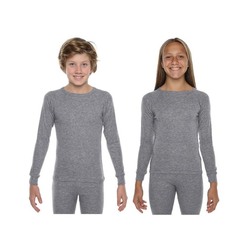XTM Heatflex Kids Thermal Top - Charcoal Marle - 10