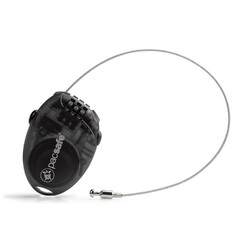 Pacsafe Retractasafe 100 Retractable Dial Cable Lock- Smoke