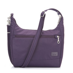 Pacsafe Citysafe CS100 Anti-Theft RFID Travel Handbag - Mulberry