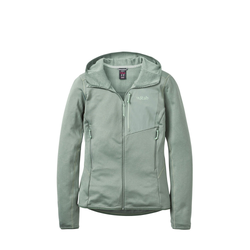 Rab Ascendor Womens Fleece Softshell Hoody - Dark Fig Green