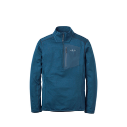 Rab Ascendor Pull-On Mens Fleece Softshell Pullover - Tempest Blue