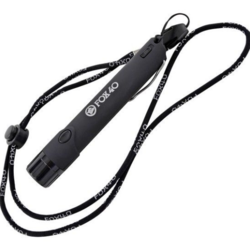 FOX 40 Mini Electronic Whistle with Lanyard - Black