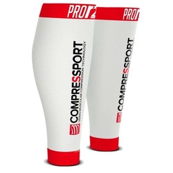 Compressport R2 Pro Swiss Compression Calf Sleeves - White