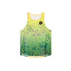 Rabbit Go Time Mens Running Tank Top - Green Flash