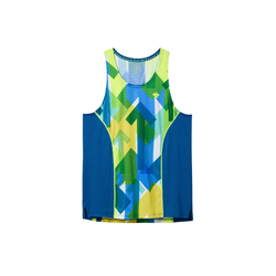 Rabbit Tempo Mens Running Tank Top - Blue Arrow