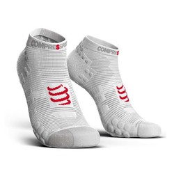 Compressport Racing Socks V3.0 Run Lo - Smart White
