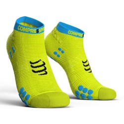 Compressport Racing Socks V3.0 Run Lo - Fluro Yellow