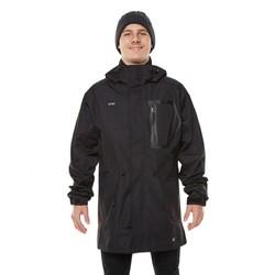 XTM Tully 3/4 Mens Waterproof Jacket - Black