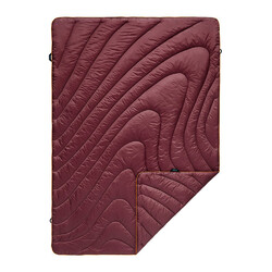 Rumpl The Original Puffy Blanket - Wine Red/Canyon Orange - Throw