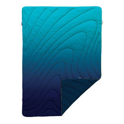 Rumpl The Original Printed Puffy Blanket - Ocean Fade - Throw