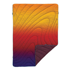 Rumpl The Original Printed Puffy Blanket - Pyro Fade - Throw