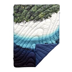 Rumpl The Original Printed Puffy Blanket - White Sands - Throw