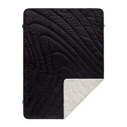 Rumpl The Sherpa Fleece Puffy Blanket - Charcoal - Throw