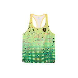 Rabbit Go Time Womens Running Tank Top - Green Flash