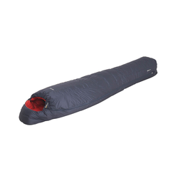 One Planet Rumour -6M/0F Unisex Down Sleeping Bag - Large - LHZ - Navy/Red
