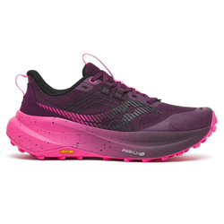 Saucony Xodus Ultra 4 Womens Trail Running Shoes - Eggplant/Shock