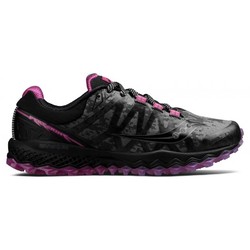 Saucony Peregrine 7 Runshield Womens Trail Running Shoes-Black/Pink