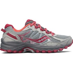 Saucony Excursion Tr11 Womens Trail Running Shoes-Grey/Pink