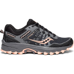 Saucony Grid Excursion TR12 D Womens Trail Running Shoes - Grey/Peach