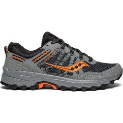 Saucony Excursion TR12 Mens Trail Running Shoes - Grey/Orange/Grey