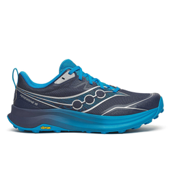 Saucony Peregrine 16 Mens Trail Running Shoes  - Navy/Cobalt