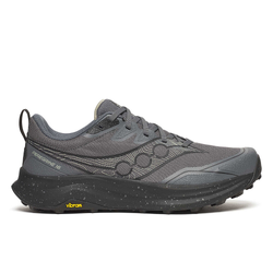 Saucony Peregrine 16 Mens Wide Trail Running Shoes - Carbon/Black