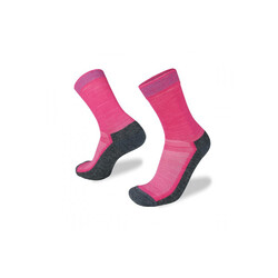 Wilderness Wear Cape To Cape Light Hiker Socks - Pink/Charcoal