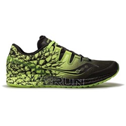 Saucony Freedom Iso X Ryoono Mens Running Shoes - Black/Citron